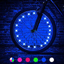 Luces para ruedas de bicicleta - Colores: Azul, Verde y Rojo