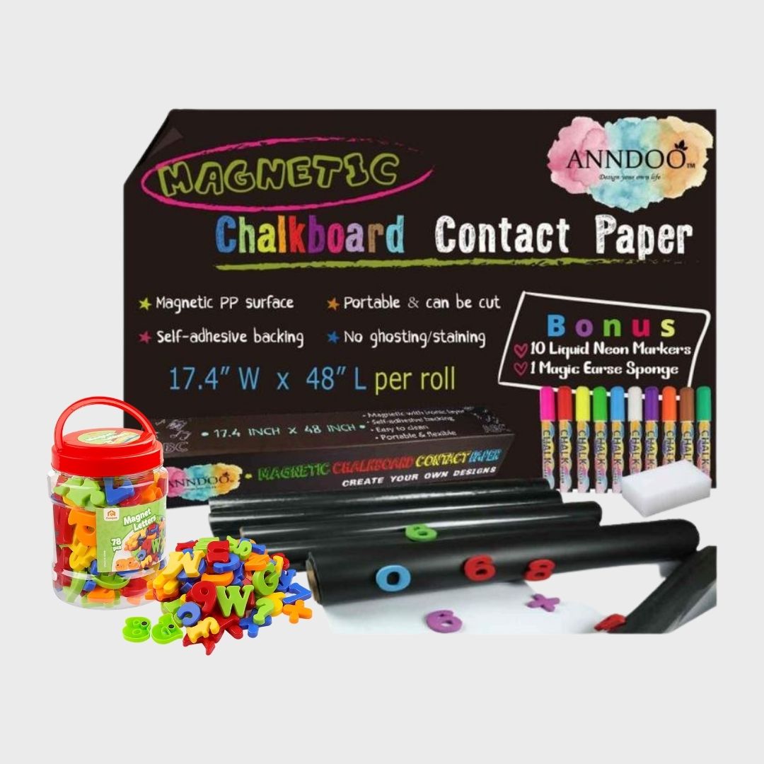 Rollo adhesivo de papel para pizarra magnetica