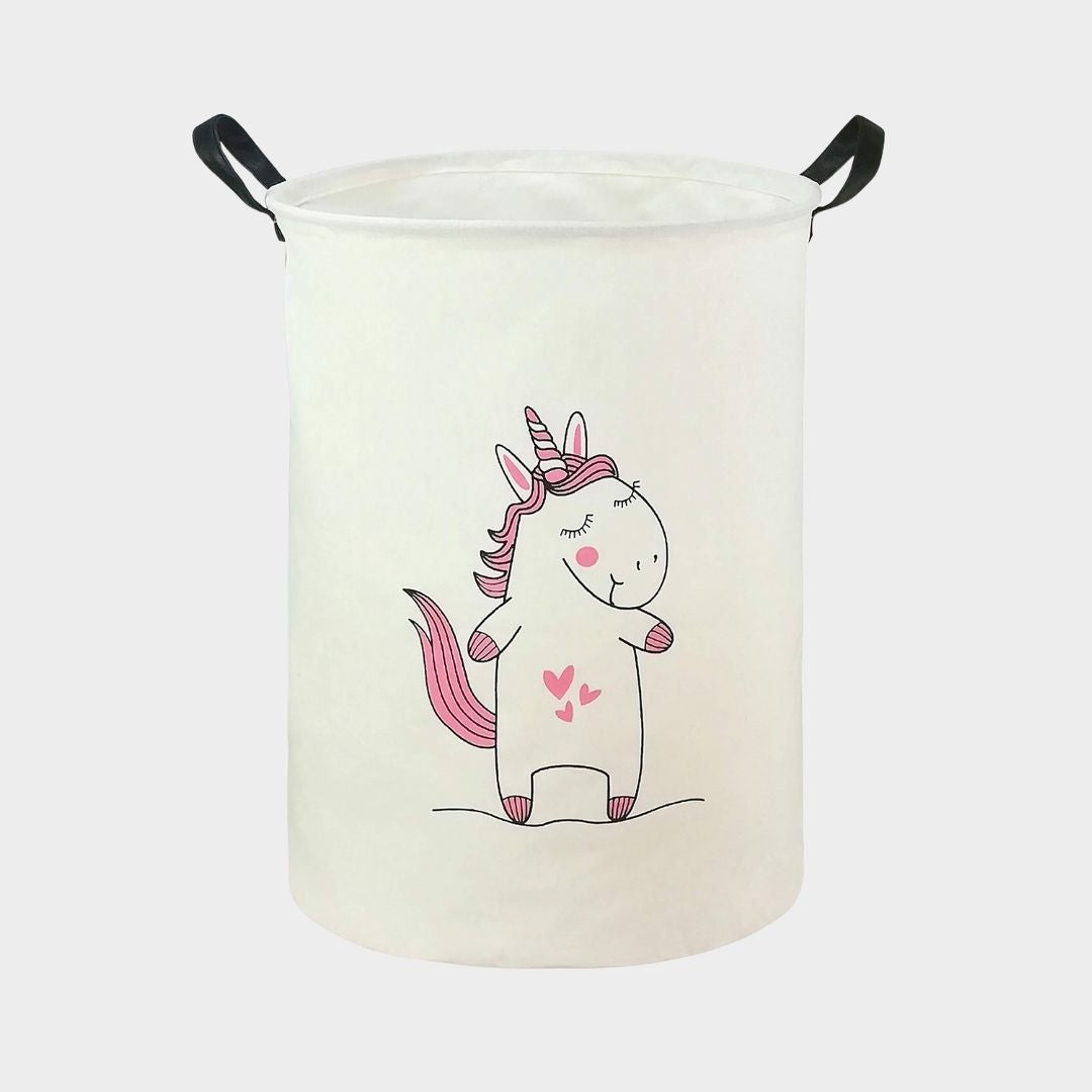 Cesta de Ropa Sucia / Alamacenamiento - Unicornio timido