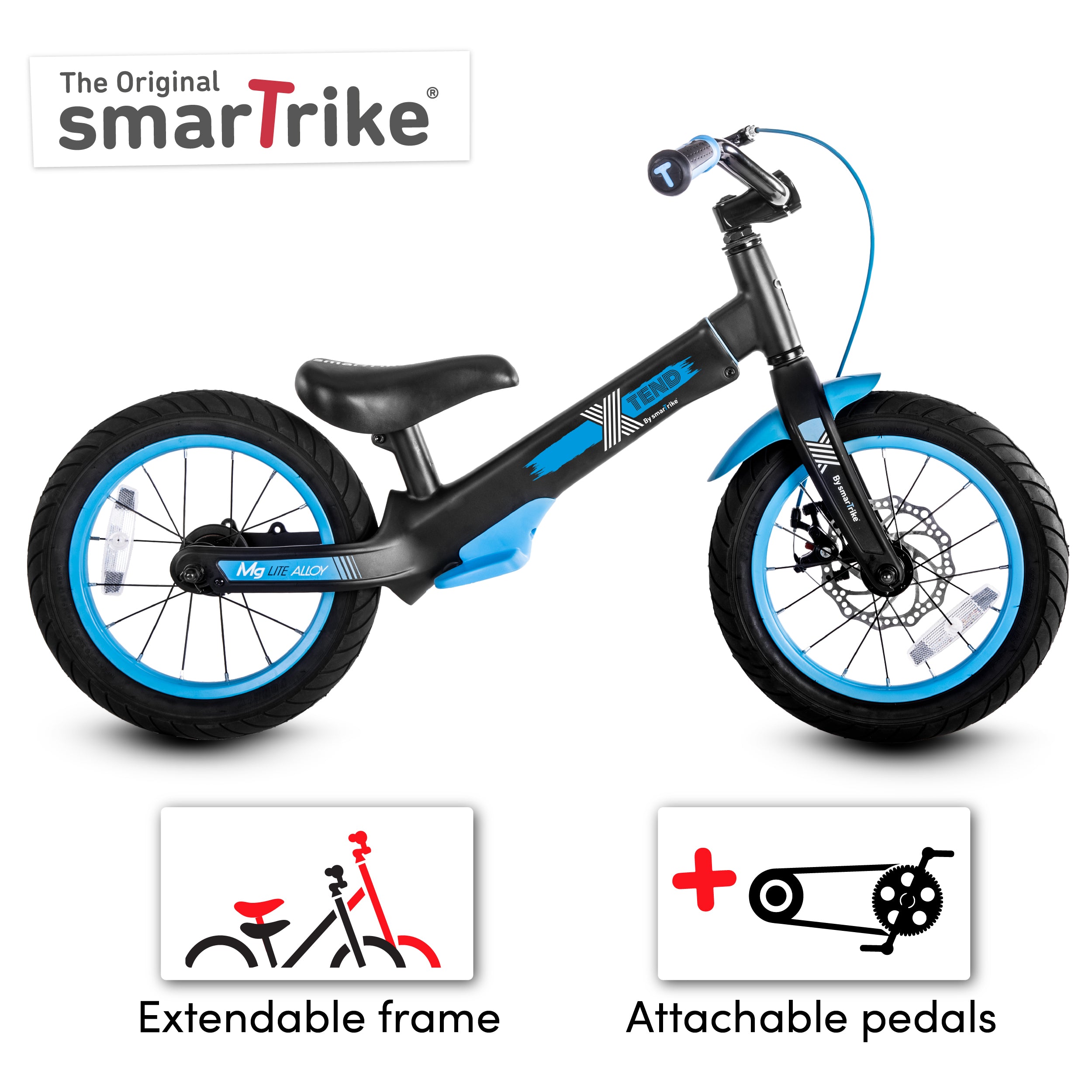 Bicicleta SmarTrike Xtend MG - Azul (Edad 3-6)
