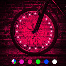 Luces para ruedas de bicicleta - Colores: Azul, Verde y Rojo