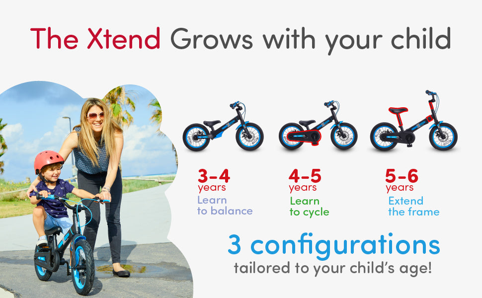 Bicicleta SmarTrike Xtend MG - Azul (Edad 3-6)