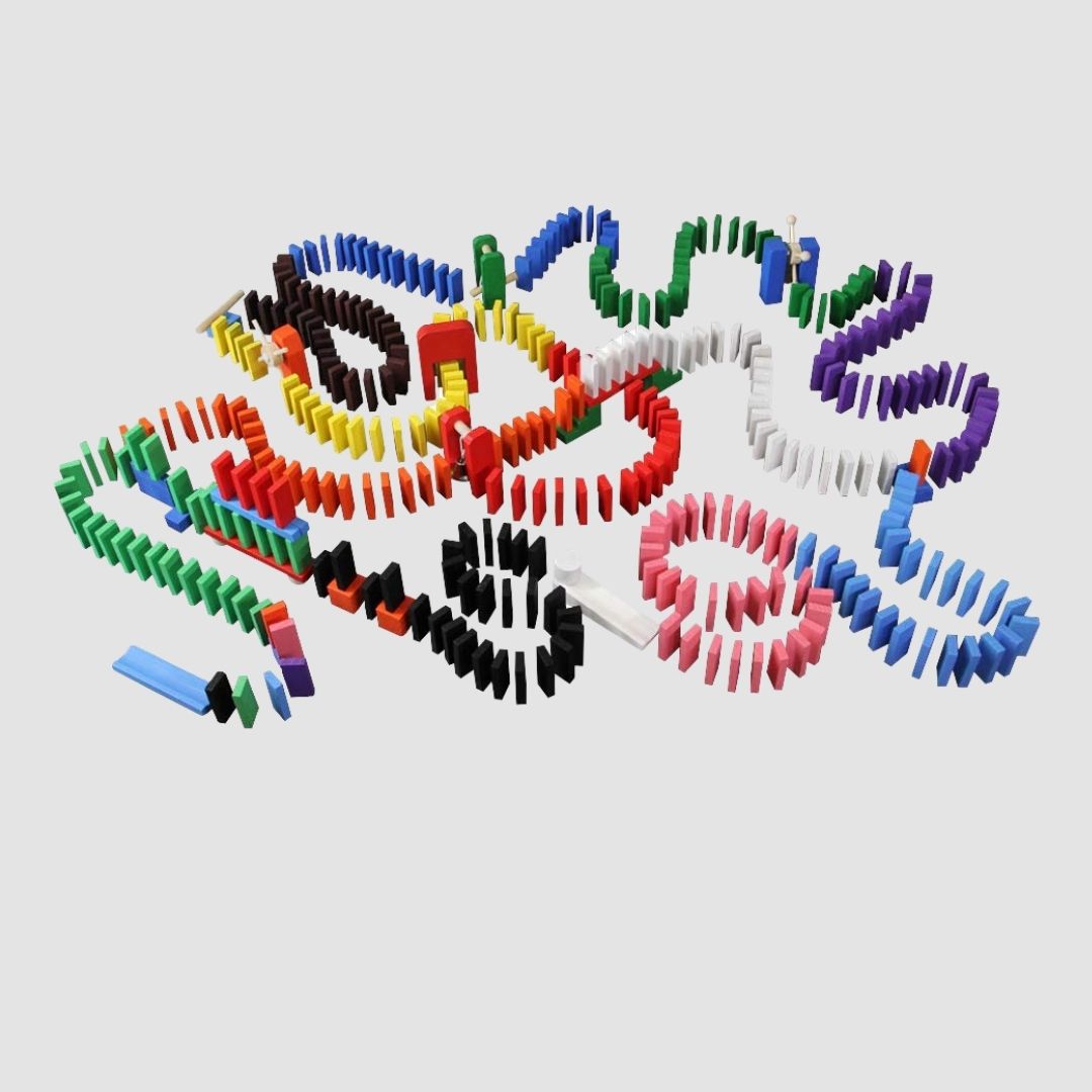 Set de Domino con Mochila bordada para transportar - 500 piezas +