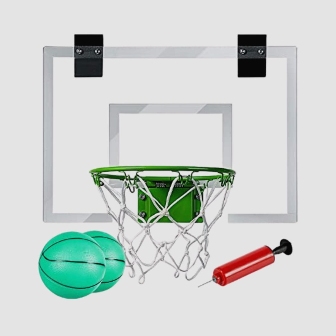 Mini Aro de baloncesto que brilla en la oscuridad