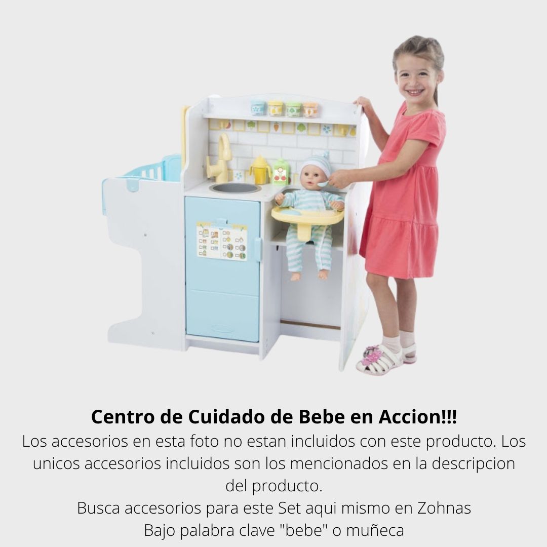 Juego Centro de cuidado de Bebe de juguete - Melissa & Doug (Edad 3-12)
