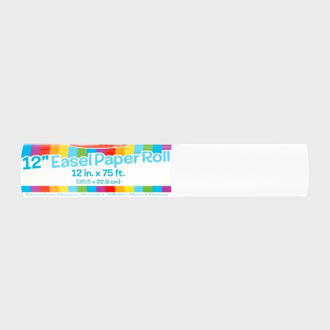 Rollo de papel blanco de 31cmx23m (12") -Melissa & Doug