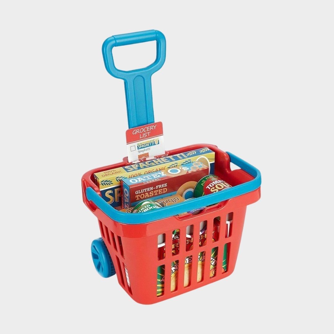 Canasta de compras de Supermercado con ruedas - Melissa & Doug (Edad 3-12)