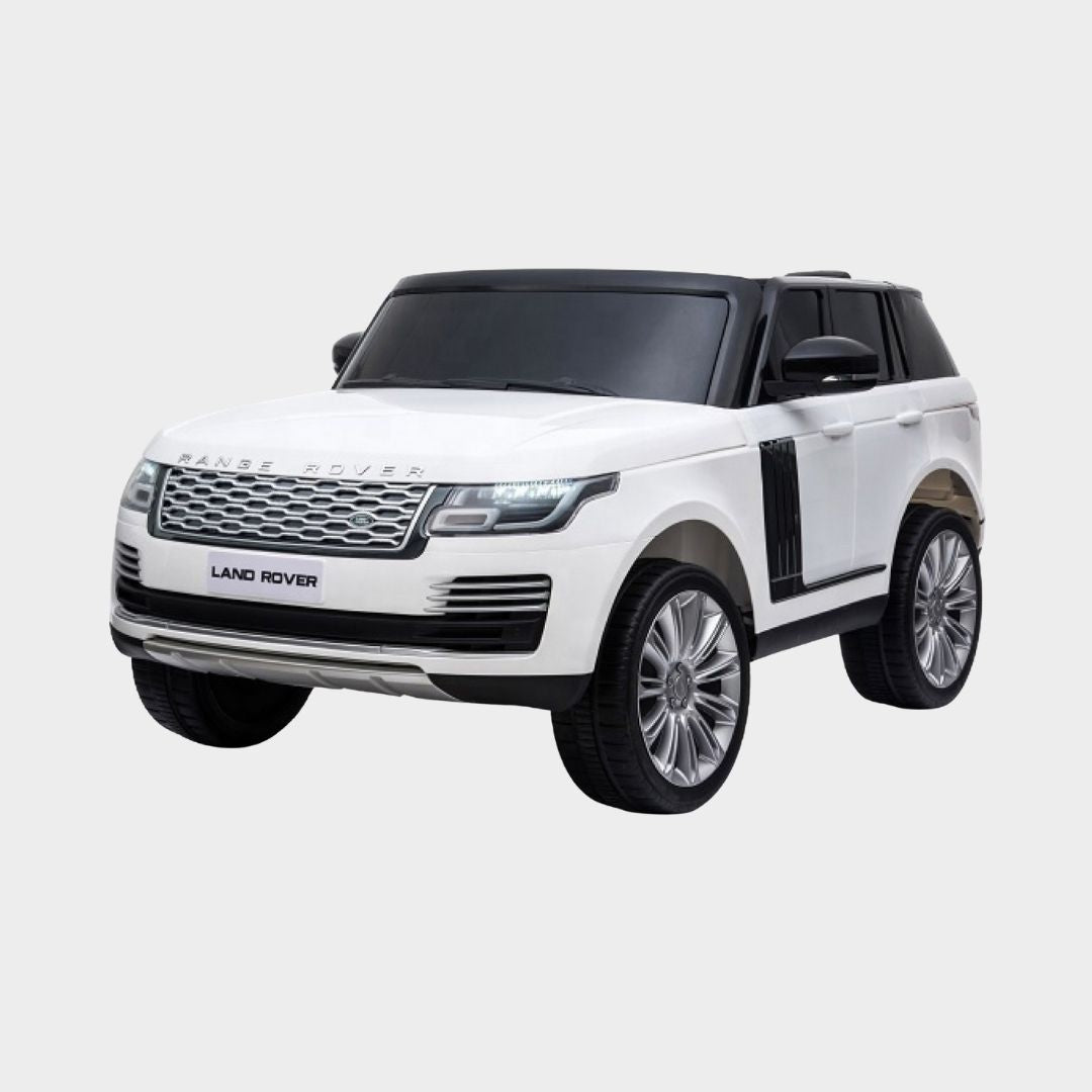 Carro Electrico - Range Rover Blanco - 2 Asientos (Edad 3-8)