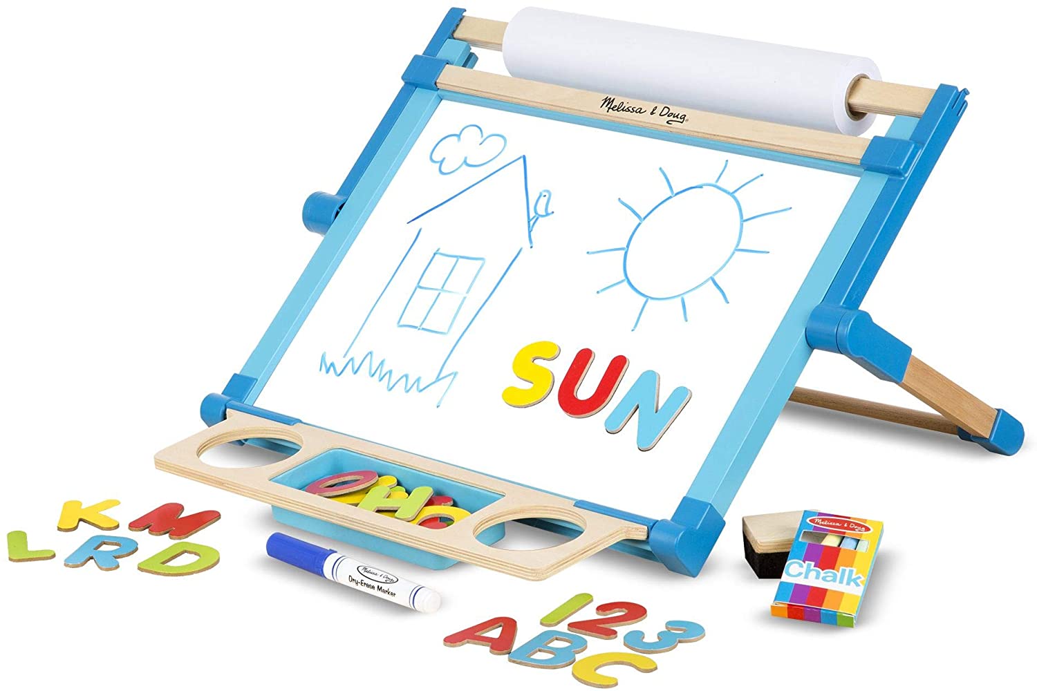 Mini caballete de mesa con doble cara - Melissa & Doug (Edad 3-12)