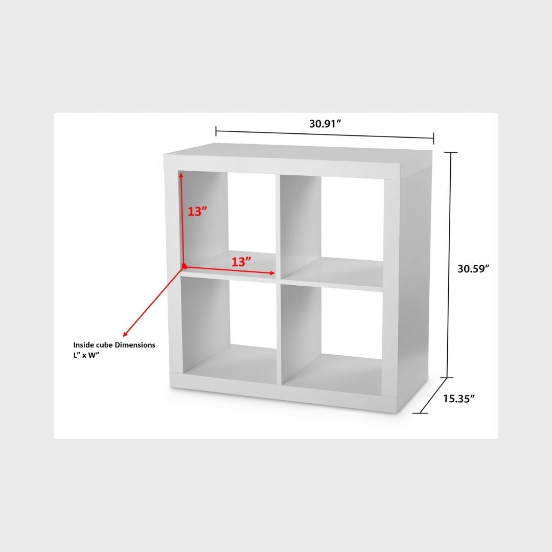Mueble de Cubo de 4 Compartimientos