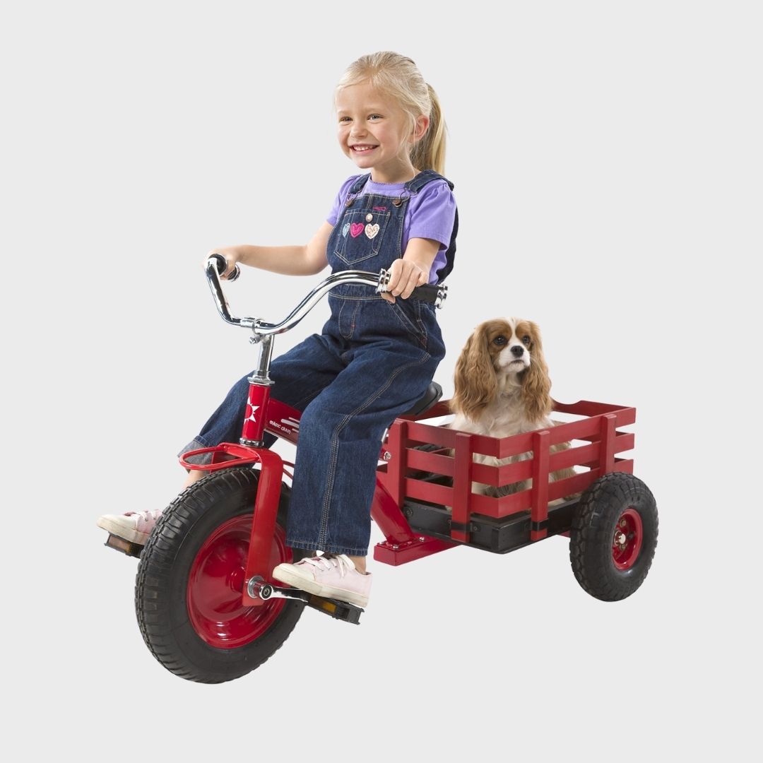 Triciclo con carreta - Rojo - HearthSong (Edad 3+)