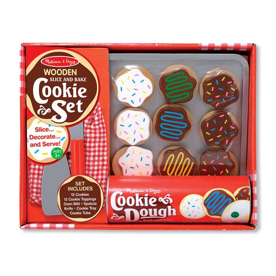 Set de galletas de madera con Velcro - Melissa & Doug (Edad 3-12)