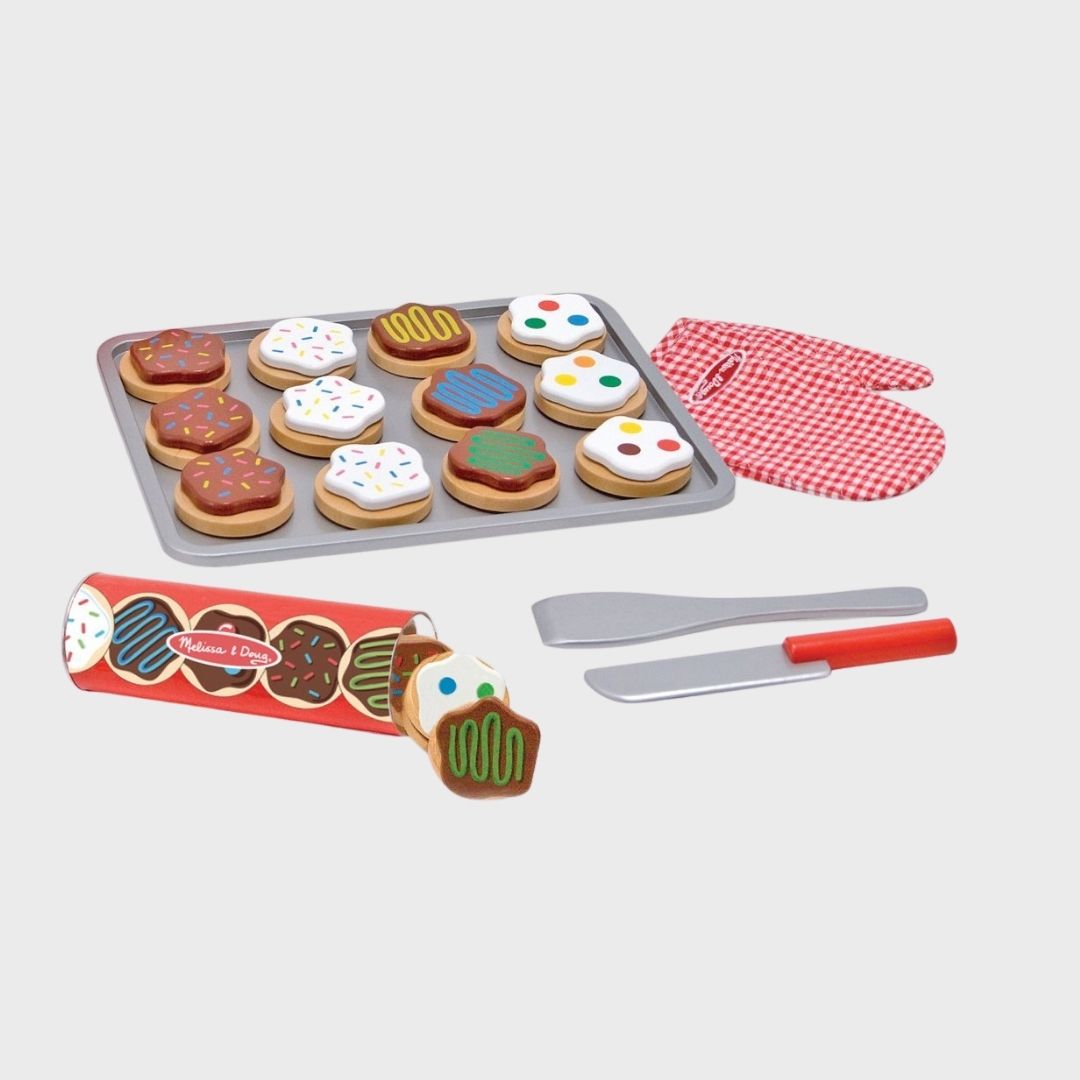 Set de galletas de madera con Velcro - Melissa & Doug (Edad 3-12)