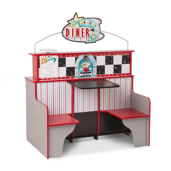 Juego Set de Restaurante: Star Diner y Set de Accesorios - COMBO - Melissa & Doug (Edad 3-12)