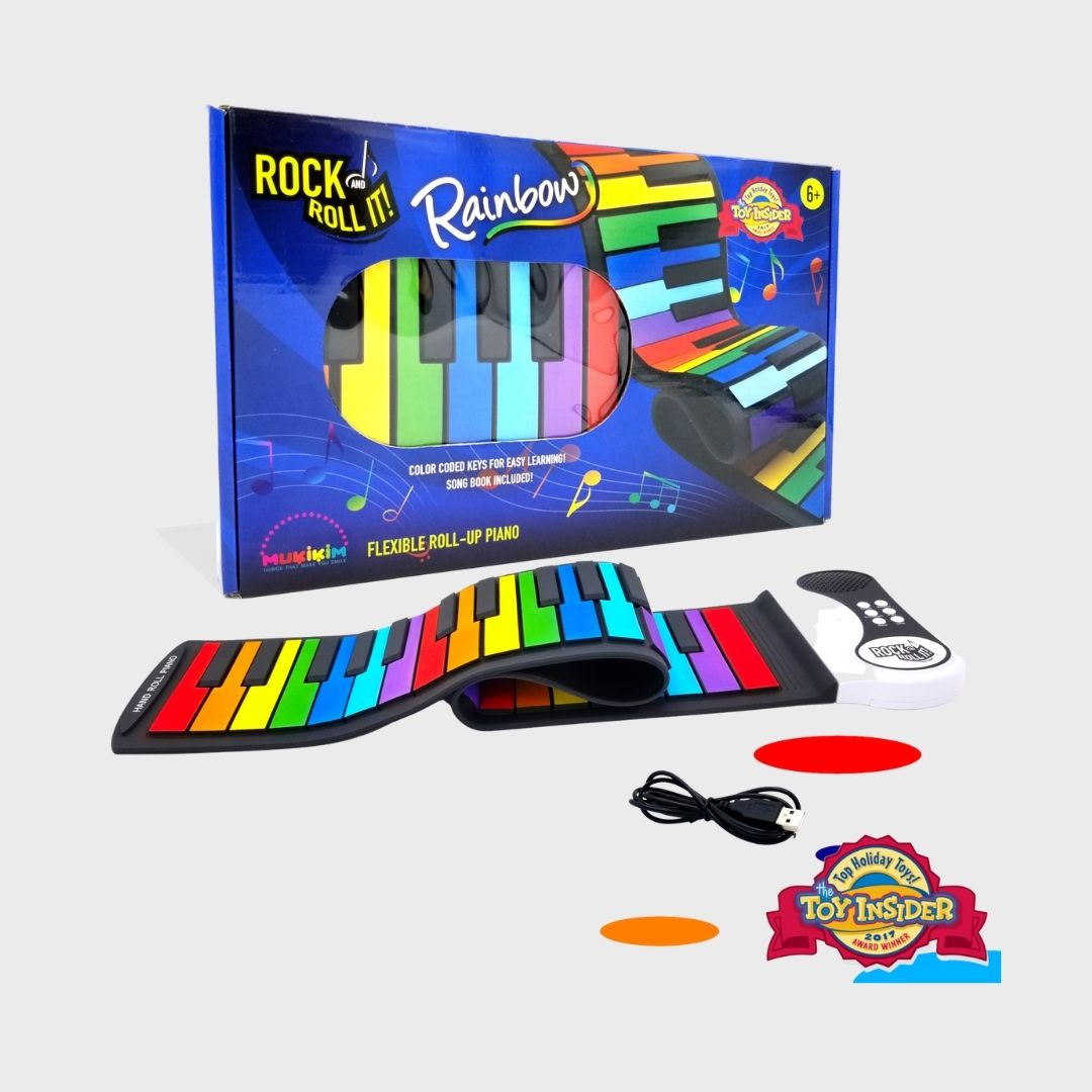 Rock & Roll It Rainbow Piano Flexible - Mukikim - (Edad 6+)