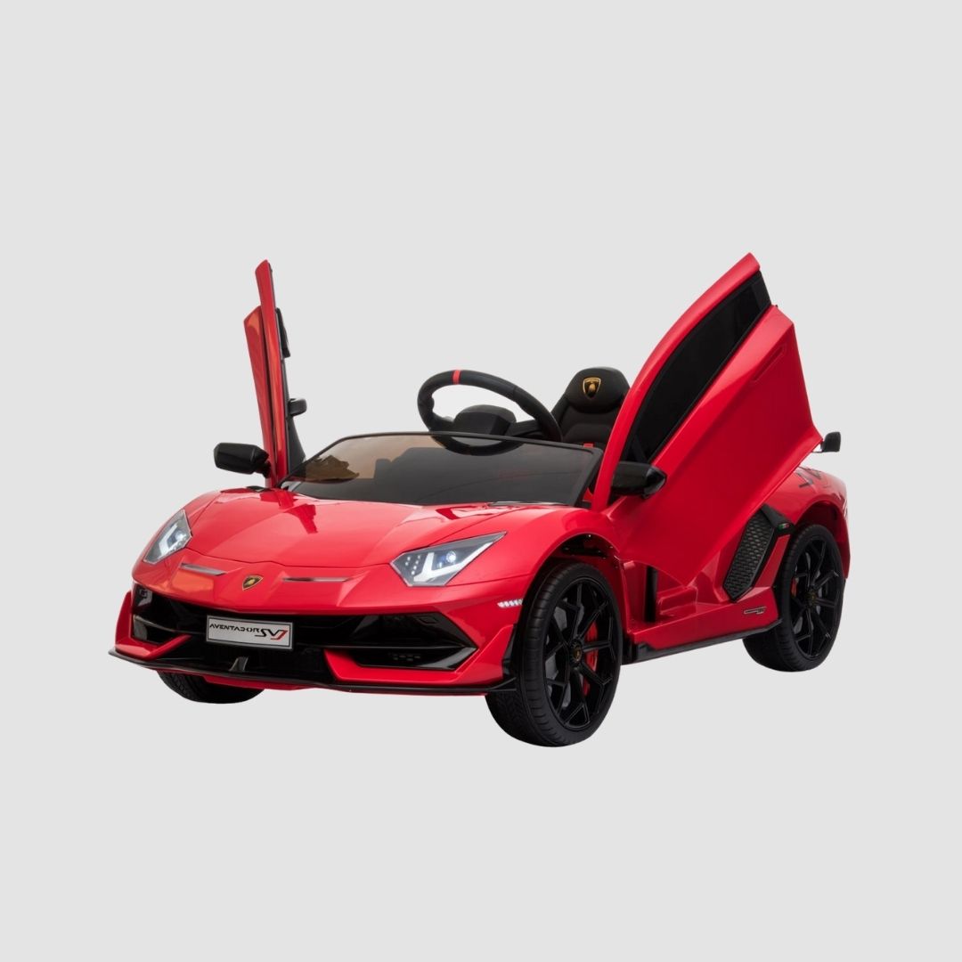 Carro Electrico - Lamborghini - Rojo - 1 asiento (Edad 2-7)